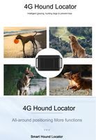 Collier de suivi GPS étanche pour chiens et bétail, en plastique, avec suivi en temps réel, historique des trajets, grande autonomie de la batterie et signal de bonne qualité