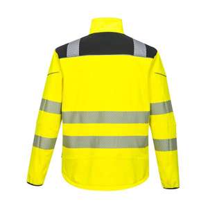 PORTWEST-Veste Softshell haute visibilité T402YBRM PW3 jaune/noir-EAN 5036108288984 HI-VIS WORKWEAR - Product Image 2