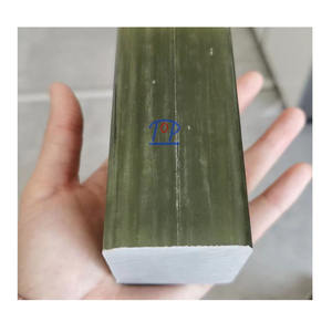 Tige isolée en fibre de verre époxy Tige d'isolation en fibre de verre FRP Tube creux à piquet carré rond solide - Product Image 1