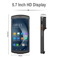 Computadora Móvil Empresarial Resistente con Android 9, IP67 a Prueba de Agua, Lector RFID Portátil, WiFi/BT5.0, GPS de Mano, GLONASS/Galileo 1D/2D