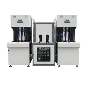 2cavity semi bottle blowing machine semiautomatic pet bottle making machine