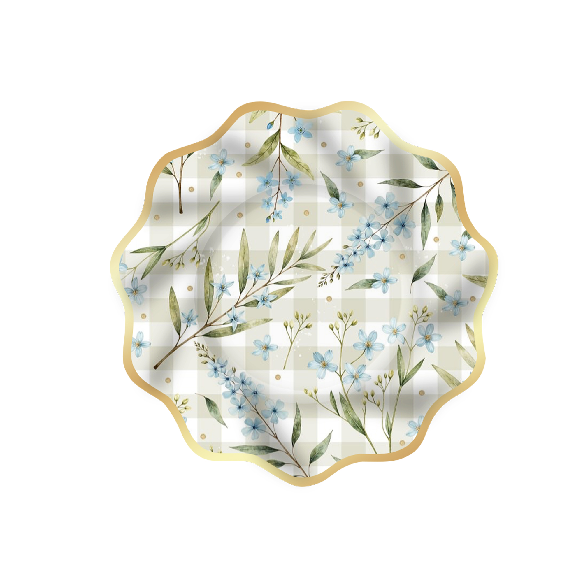 Plato de papel de 10.5 pulgadas * 8 unidades