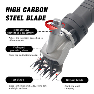 Cortadora eléctrica de lana de oveja para caballos ST001, cortadora eléctrica profesional de 350W Para <span class=keywords><strong>ovejas</strong></span>, <span class=keywords><strong>esquiladora</strong></span> de 76MM y 94MM - Product Image 5