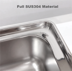 Liyunda Tùy Chỉnh Hình Chữ Nhật Có thể nhìn thấy Thủy Tinh Nắp Búa Điểm Kết Cấu Thép Không Gỉ 304 Bạc Nhiên Liệu Tự Chọn Bếp Với Bàn Chân Cao - Product Image 6