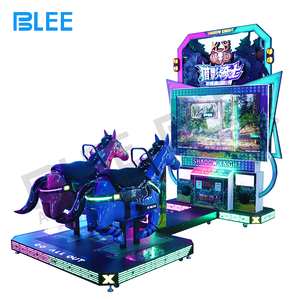 Nhà Máy Giá 2 người chơi cưỡi ngựa Mô phỏng trò chơi máy xu hoạt động Arcade đua Máy trò chơi video - Product Image 1