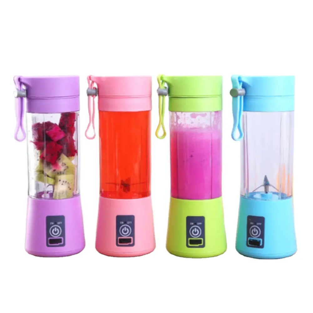 OEM Juicer elektrik portabel Juicer buah Juicer isi ulang USB Blender mini mixer jus botol segar buah pembuat makanan Smoothie