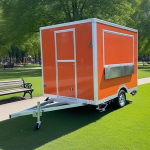 Camion mobile de luxe en fibre de verre pour la vente de glaces et de bonbons, remorque rapide pour la vente de nourriture de rue avec certification CE - Product Image 2