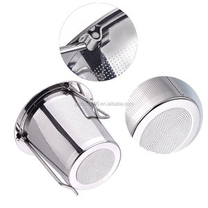 <strong>Tea</strong> <strong>Infuser</strong> Stainless Steel <strong>Tea</strong> Strainer Steeper Filter with Folding Handle for Loose Leaf Grain <strong>Tea</strong> Cups, Mugs, and <strong>Pots</strong> - Product Image 3