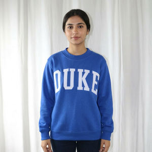 Sudadera con Capucha para Hombre DUKE BLUE, 100% Algodón, Apliques Bordados, Talla Grande, Felpa, Invierno, CLUSH SPORTS, Impresión Digital - Product Image 1