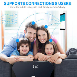 Kostenlose API SDK-Verbindung APP Gehärtetes Glas ITO Personal Body Fat bmi Waage <span class=keywords><strong>Digital</strong></span> waage Post waage - Product Image 6