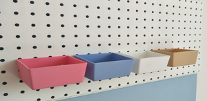 Organizador de Bandejas de Plástico con Panel Perforado, Color Personalizable, de Una Sola Capa, para Oficina, Manualidades, Garaje, Banco de Trabajo, Estantes de Exhibición, Paco - Product Image 6