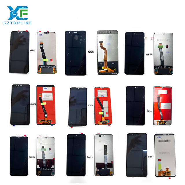 Phone Original Lcd Touch Screen Display Digitizer Replacement for Huawei Honor 7X Y9 P40LITE NOVA 3I Y6P Y7P Y8S POC0 X3 PSMART