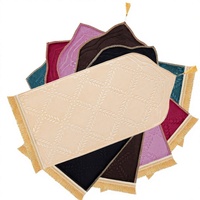 Tapis de prière musulman moderne en polyester, pliable, rembourré en mousse à mémoire de forme, antidérapant, portable, vente en gros