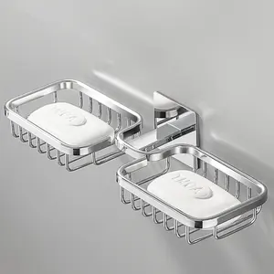 Modern banyo asılı Sap rafı tek katmanlı raf paslanmaz çelik banyo sabunu tutucu