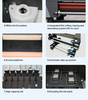 Impresora A3 Film T Shirt Led Flatbed Cheapest A4 Print Uv Dtf Máquina de impresión de gran formato