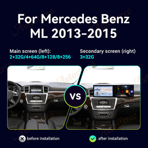 Autostereo 11,5 + 11,5 "pulgadas Android13 Carplay estéreo para Mercedes Benz <span class=keywords><strong>ML</strong></span> 2013-2015 navegación GPS coche Radio reproductor Multimedia - Product Image 2