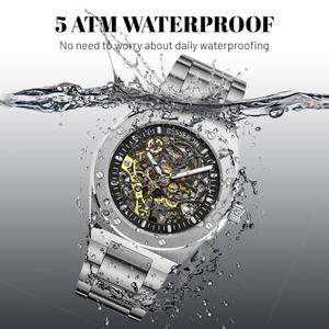 Reloj Cronógrafo de Acero Inoxidable, Mecánico Automático MIYOTA, con Cristal de Zafiro Luminoso y Grabado Personalizado OEM, para Negocios y Moda - Product Image 4