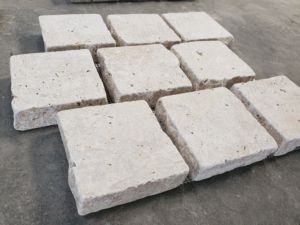 Shihui bán buôn henan travertine đá cẩm thạch tự nhiên Cut-to-Size gạch biệt thự thiết kế cổ travertine lưới tự nhiên đá cuội - Product Image 2