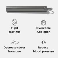 Acier inoxydable Mindful Breathing Anxiété Articles Collier Anxiété Stress Panic Attack Relief Méditation Outils pour Unisexe