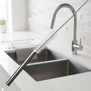 Juego de cepillos de limpieza de pajitas metálicas simples con cerdas de nailon para accesorios de bar - Product Image 6