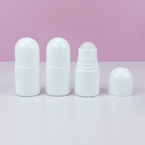 Refillable 30ml 60ml PP <b>Plastic</b> Round Lid Flat Lid Deodorant <b>Plastic</b> Tube <b>Empty</b> Roll on Cosmetic <b>Bottle</b> - Product Image 4