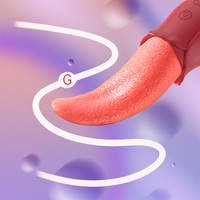 Heiß Begehrter Zungenleck-Vibrator – 10 Leckmodi, G-Punkt- und Kitzlerstimulator für Frauen und Paare