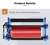 Module rotatif d'axe Y pour gravure laser TWOTREES, module rotatif pour imprimante 3D pour la gravure de canettes, d'objets cylindriques et ronds