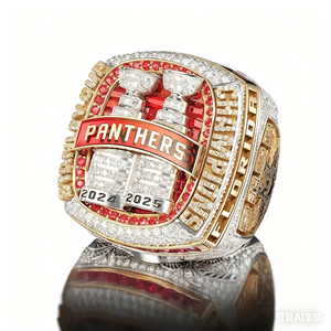 Ultimo Anello del Campionato di Hockey <span class=keywords><strong>Flori</strong></span> 2025, Gioiello in Lega, Accessorio Sportivo Premium - Product Image 6