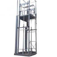 Ascenseur de fret vertical compact personnalisé avec petite rampe de transport, boîte de transport de matériaux, ascenseur hydraulique pour marchandises en sous-sol