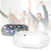 Coque de Protection Rigide Transparente en Cristal pour Écran Sony PS Vita PSV 2000 PCH-2000, Accessoire de Rangement et de Jeu
