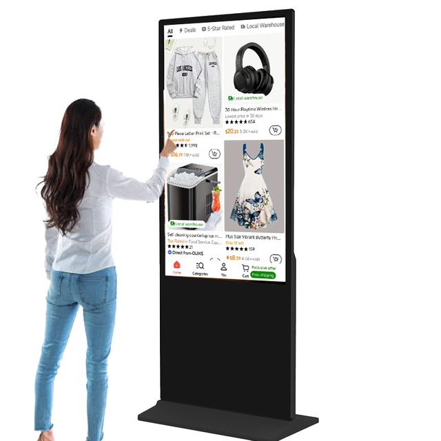 32 43 49 55 65 Inch Touch Screen Floor Standing Kiosk Totem LCD Advertising Display Digital Signage