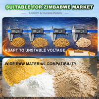 Usine de transformation d'aliments pour animaux à faible consommation d'énergie RICHI - Équipement de fabrication de machines pour la production d'aliments pour animaux au Zimbabwe