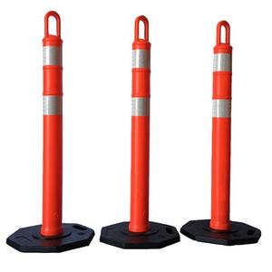 Señal de estacionamiento de carretera poste de advertencia, advertencia de seguridad vial PVC Flexible tráfico delineador <span class=keywords><strong>Post</strong></span>/muelle de advertencia <span class=keywords><strong>Post</strong></span> / <span class=keywords><strong>Flex</strong></span> Bollard - Product Image 5