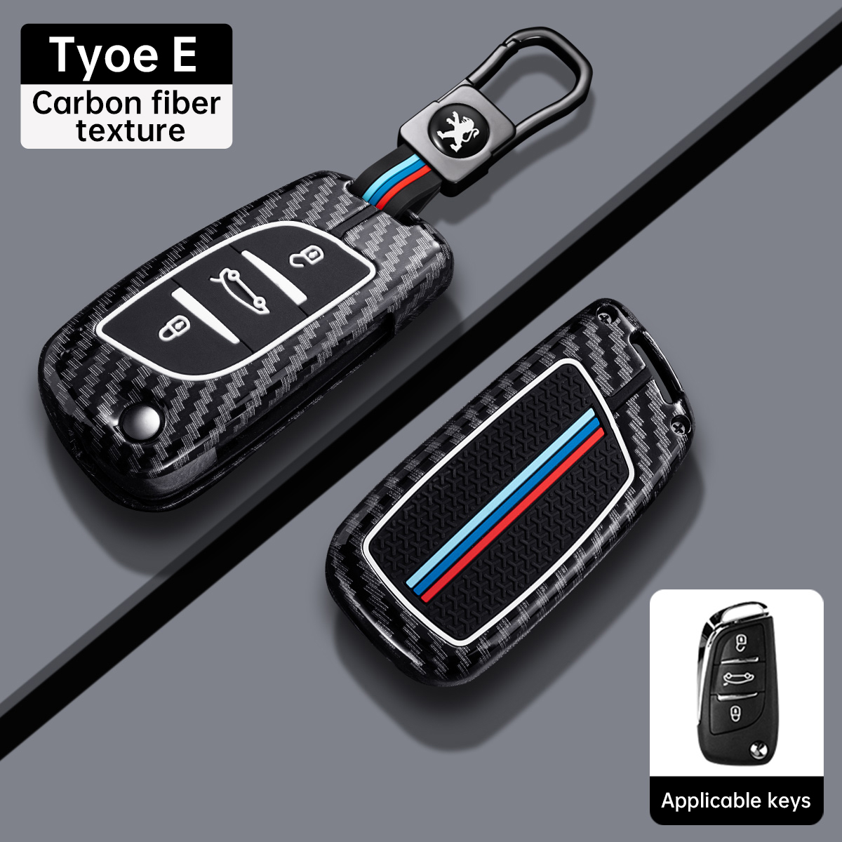 Type E-Gun couleur + boucle en métal