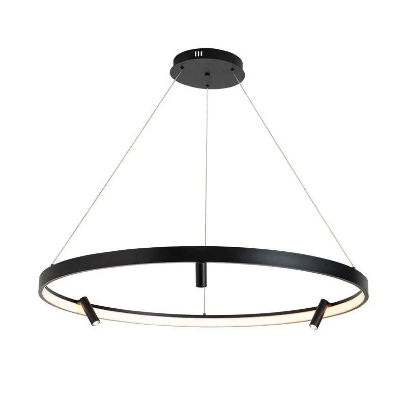 Factory wholesale Indoor Decorative modern matt black round kitchen led pendant lighting
