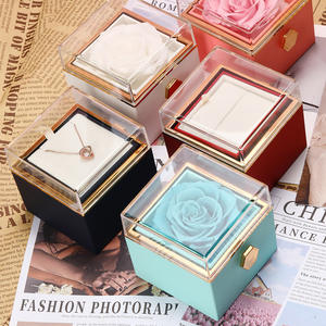 <span class=keywords><strong>Ciondolo</strong></span> 2024 <span class=keywords><strong>con</strong></span> Cuori Intrecciati Incisi, Scatola Rotante <span class=keywords><strong>con</strong></span> Rosa Eterna e Collana in Acciaio Inossidabile per Fidanzate e Donne - Product Image 3