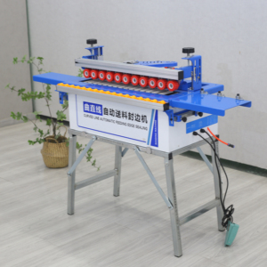Machine automatique <span class=keywords><strong>de</strong></span> chantournage et <span class=keywords><strong>de</strong></span> réparation <span class=keywords><strong>de</strong></span> bords en PVC pour meubles en <span class=keywords><strong>bois</strong></span>, pour chants droits - Product Image 1
