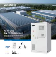 Sistema de Almacenamiento de Energía Solar VoltaNest LiFePO4 de 80kWh/96kWh/112kWh, Conexión a Red/Independiente, Todo en Uno, Gabinete de Almacenamiento de Energía Industrial y Comercial