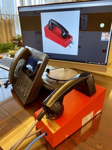 Téléphone analogique VOIP industriel KNZD-28, étanche IP55, téléphone pour détenus, pour salle de contrôle d'urgence, prison, hôpital - Product Image 6