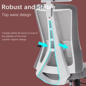 Foshan Sagely-silla giratoria ejecutiva personalizable para el hogar, mobiliario ergonómico de malla para oficina y escritorio
