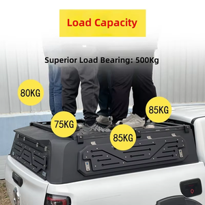 ฝาครอบกระบะแบบถอดประกอบได้สำหรับรถออฟโรด Dodge RAM 1500 <span class=keywords><strong>Ford</strong></span> <span class=keywords><strong>Ranger</strong></span> 4x4 อุปกรณ์เสริมแบบ Low Profile สำหรับรถกระบะแบบ Hardtop แบบกำหนดเอง - Product Image 3