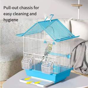 Portable Outdoor Small and Medium Wild Bird <b>Cages</b> Luxury Viewing Parrot <b>Cages</b> Pet Breeding Reinforced Mynah Birdcage - Product Image 2