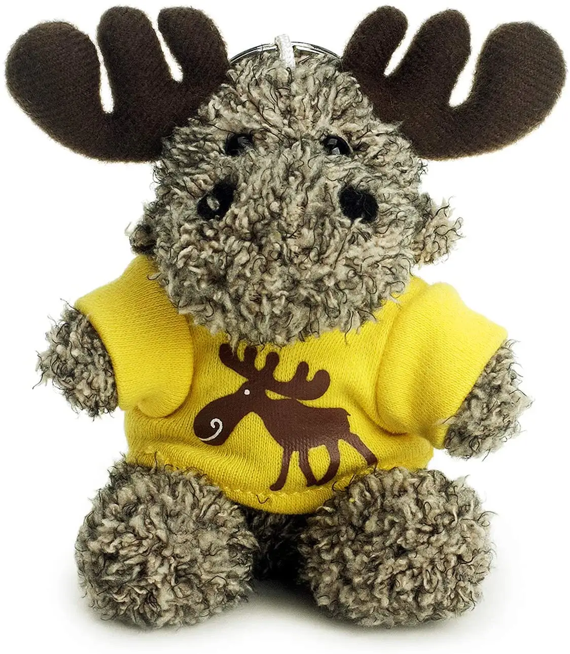 Plush Bear Keychain Stuffed Animals Cute Dress Up Little Elk Keyring plush Pendant Super Soft Plush 4 Inch