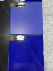 Piastrelle da Parete in Ceramica Smaltata Lucida Blu Zaffiro per Bagno, Doccia e Cucina, Fatte a Mano, Stile Subway - Product Image 3