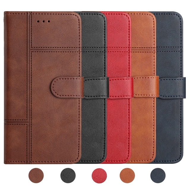 Retro Line Wallet Leather Case for IPhone 17 Air 16 15 14 13 Mini 12 Pro Max 8 7 X XR 6 Plus Vintage Strap Flip Stand Cover