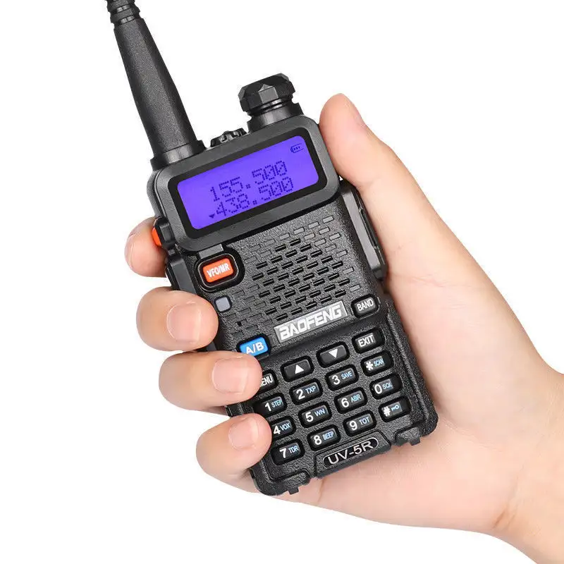 2020 sıcak satış BAOFENG UV-5R VHF/UHF Dual Band iki yönlü Ham radyo verici Walkie Talkie abd