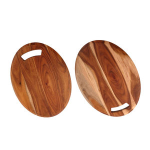Tagliere portatile in legno massello di Acacia per campeggio all'aperto tavola di frutta per bistecca di formaggio transfrontaliera per tagliere portatili - Product Image 2