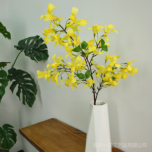 Fleurs artificielles de chèvrefeuille Yihua Floral Art, fleurs en soie jaunes, décoration intérieure, style moderne, décoration d'intérieur - Product Image 3