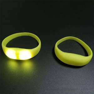 Bracelets LED télécommandés, bracelet en silicone à zonage à distance, bracelets lumineux, fournitures de fête, bracelet <span class=keywords><strong>Coldplay</strong></span> - Product Image 3