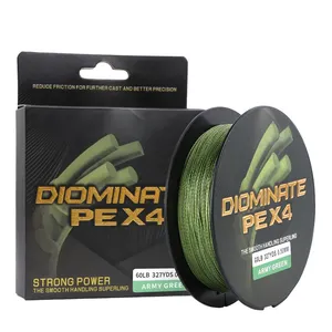 Manufacturer supply Braided line 4 300m PE line stand strong strength fishing line